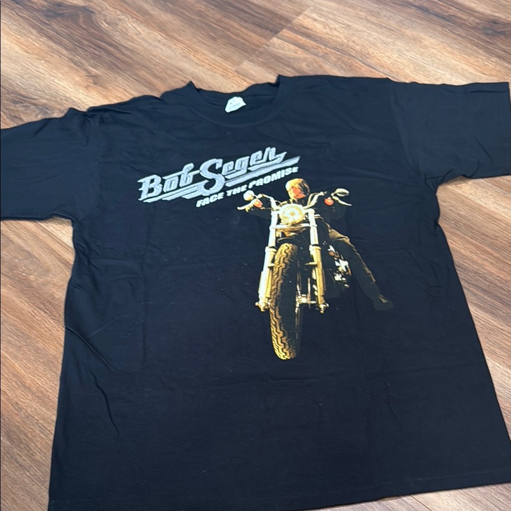 Bob Seger Black Graphic T-Shirt